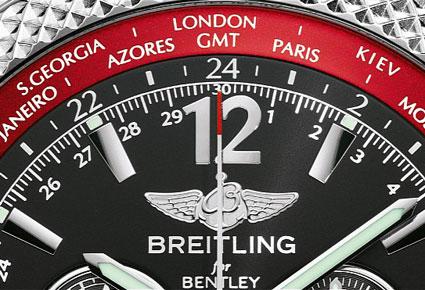 بنتلي تطلق ساعة Breitling Bentley GMT V8